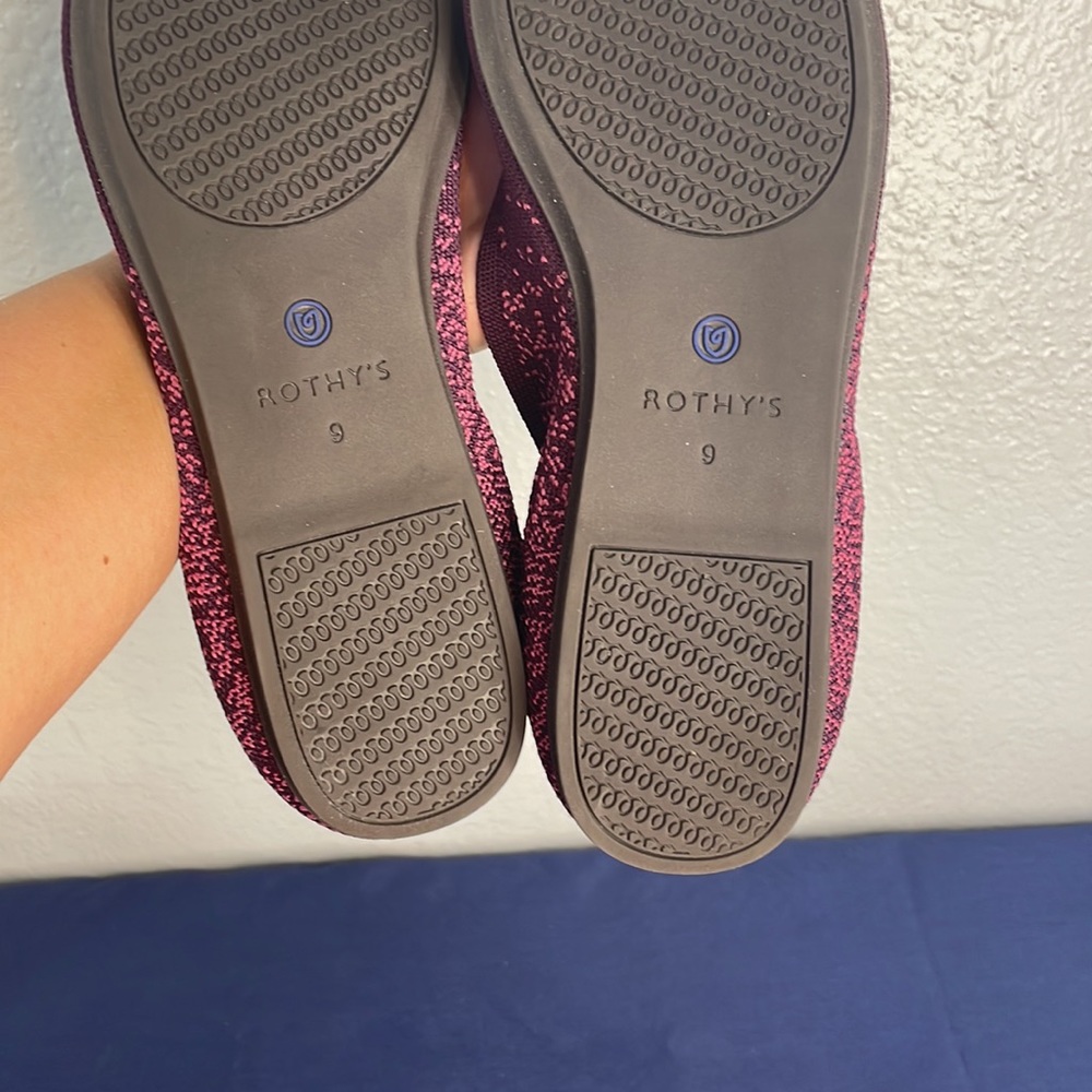 Rare Retired Rothy’s The Flat Fig Python Size 9 - image 2